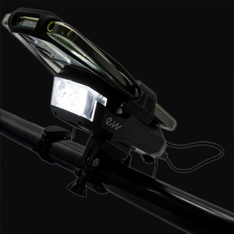 Phone mount EWS009 with powerbank and light